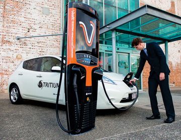 Tritium charging station