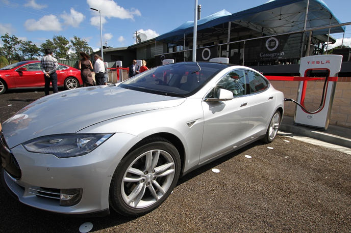 tesla charging