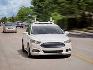 Ford’s ahead of the field on driverless car technology, the Navigant Research Leaderboard Report says.