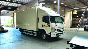 2017 Waste Management EMOSS electric truck