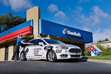 Autonomous pizza delivery Ford Dominos AVResearch