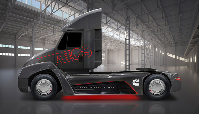 Cummins electric truck