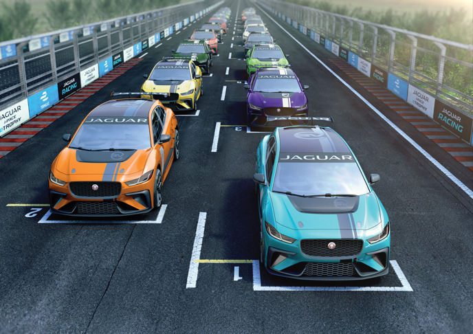 Jaguar I-PACE eTROPHY 20 Grid