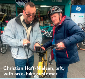 A good head for the e-bike business PIC