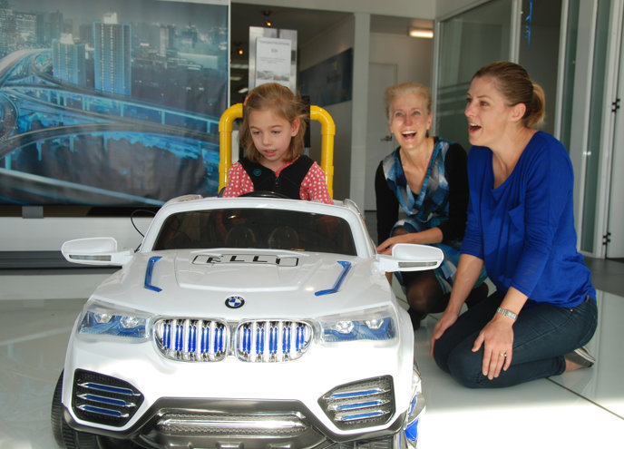 Children loving their Gobabygo wheels PIC