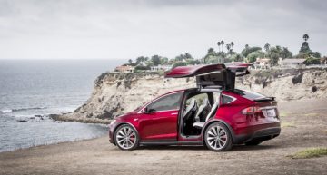  Tesla has a display at Big Boys Toys