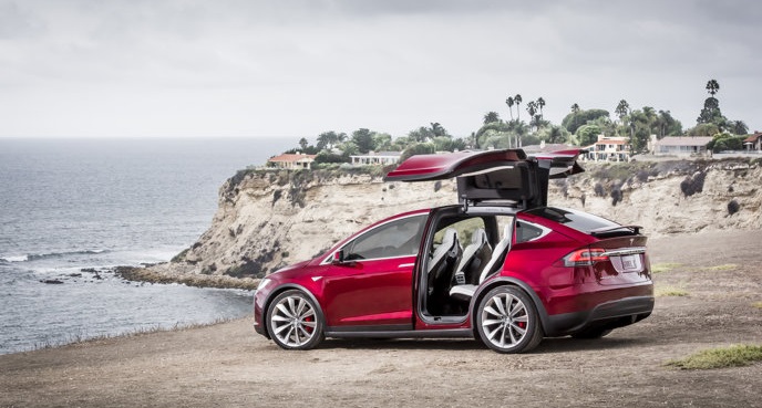  Tesla has a display at Big Boys Toys