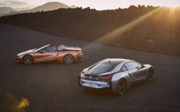 BMW i8 Roadster and coupe