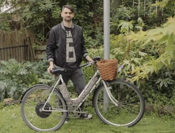 Stu Harwood home-made e-bike
