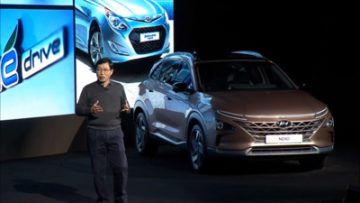 Hyundai senior vice president Lee Ki-sang in Las Vegas.
