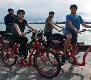 E-bikes are a great way to get around.
