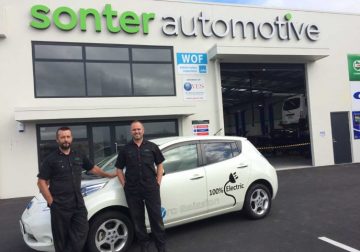 Sonter Automotive’s Cam Shipley, left, and  Shane Conlan.