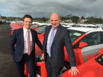 Rob Halsall, left, and Andy Sinclair at the launch