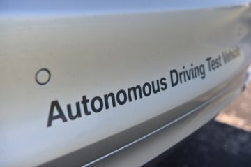 autonomous driving test vehicle