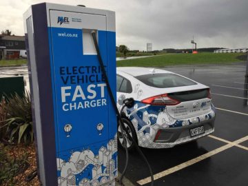 Fast charger at Hampton Downs
