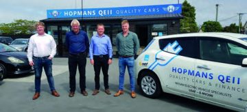 George Hopman, left, Andre Hopman, Jeremy Waldron and James Hopman.