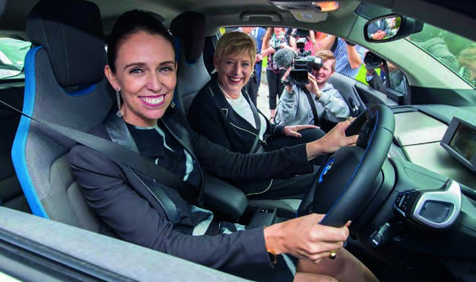 Jacinda Ardern and Lianne Dalziel.