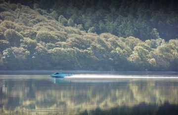 Jaguar Vector Racing V20E battery-powered boat