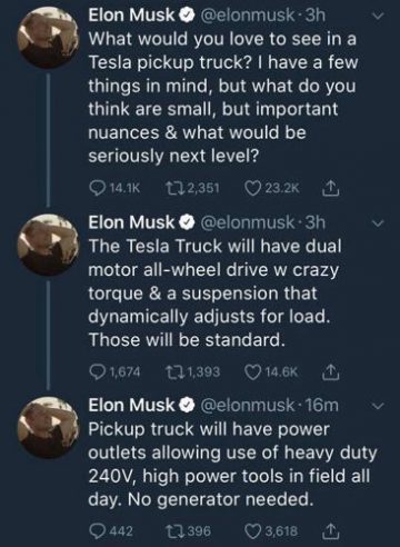 Tesla ute details
