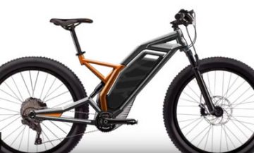  The Harley-Davidson electric bicycle.
