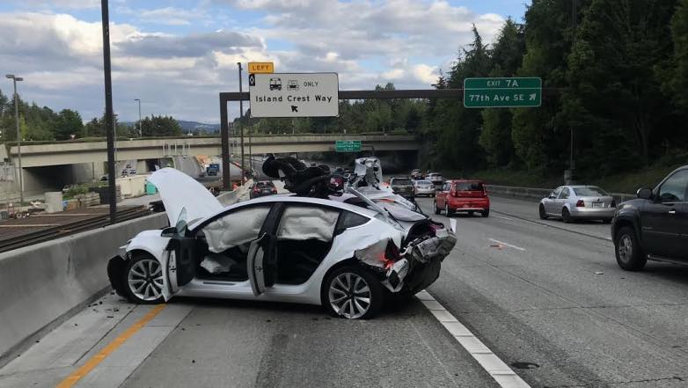 The Canadian couple’s Tesla.