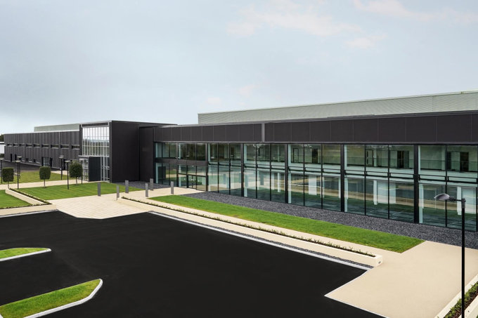 Aston Martin’s St Athan plant.