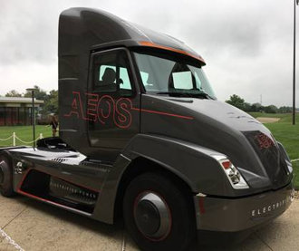 Cummins’ all-electric truck.
