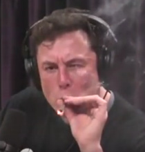 Elon Musk smoking 2