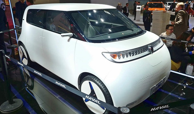 Haval revealed its fully autonomous electric WEY X at Auto China 2018.