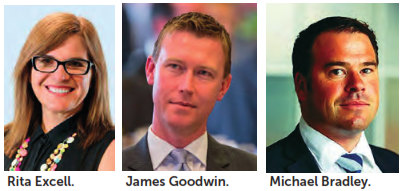 Rita Excell. James Goodwin. Michael Bradley.