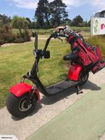 Storm Rides electric scooters can cater for golfers.