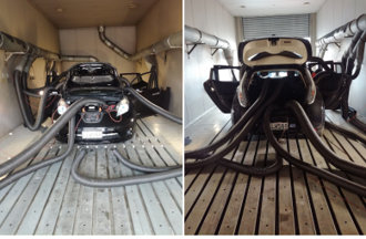 The Leaf undergoing heat treatment.