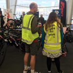  The bike brigade was out in force.