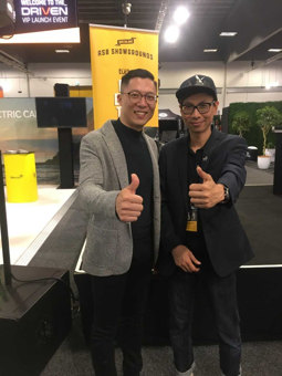 Jack Jiang, left, and Calvin Yu at BBT.