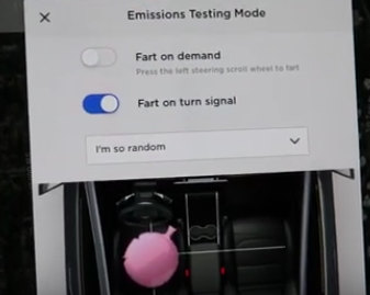 Tesla fart mode