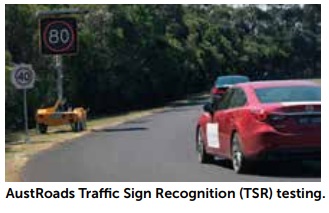 AustRoads Traffic Sign Recognition (TSR) testing.