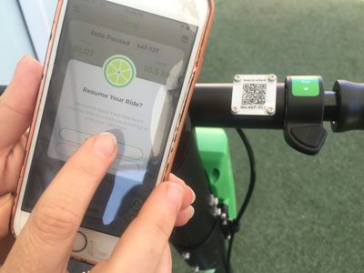 Lime e-scooter Rach 2