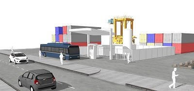 Ports of Auckland’s proposed hydrogen refuelling station.