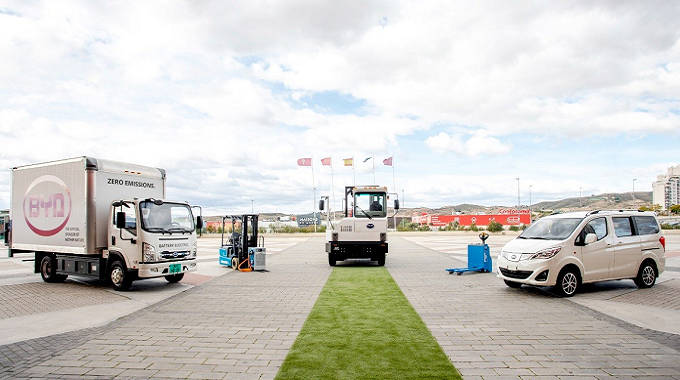 electric trucks and vans