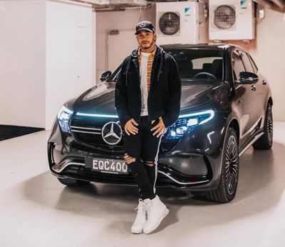 Lewis Hamilton Mercedes-Benz EQC