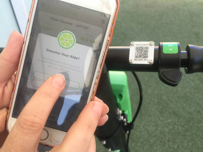 Lime e-scooter Rach 2