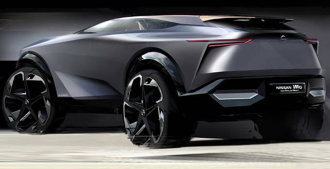 Nissan IMQ -TEASER Concept car sketch