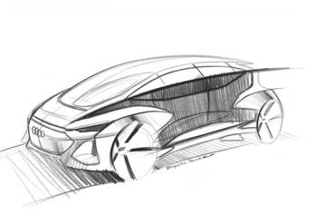 Audi concept car Shanghai sketch 2