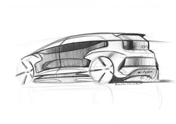 Audi concept car Shanghai sketch