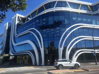Mercury’s interactive build-your-own hydro network at its Newmarket Auckland headquarters