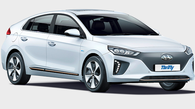Hyundai Ioniq 100% electric vehicle now available to rent through Thrifty.