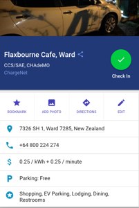 ChargeNet NZ Ward charging station