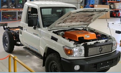 GB Auto Orange electric Land Cruiser