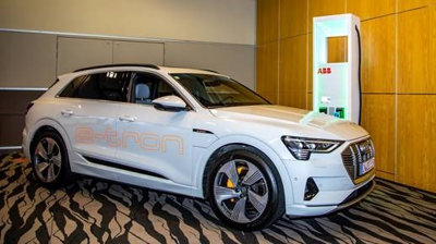 Audi e-tron ABB charger