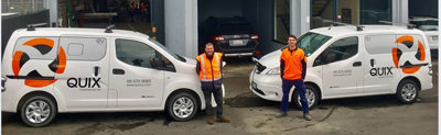 Quix Commercial Ltd 2 Nissan e-NV200 vans